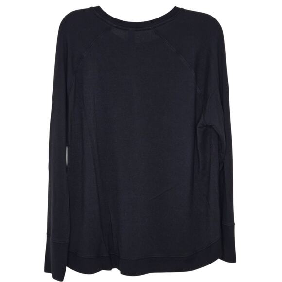 Athleta Mindset Sweatshirt Size 1X Black Soft Nirvana Knit #472751 - Picture 5 of 10
